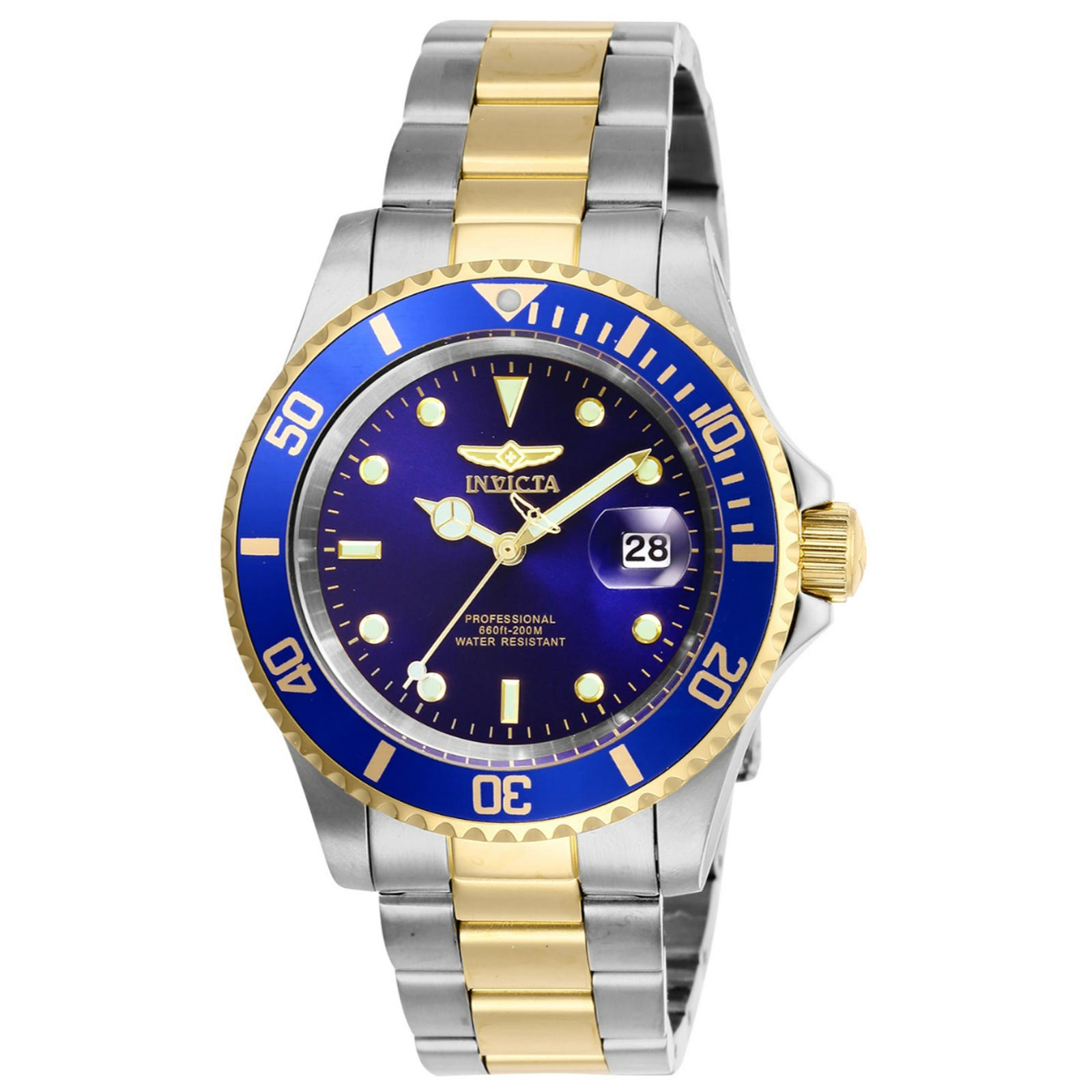 Invicta Pro Diver Mens Watch  40mm Steel Gold 26972